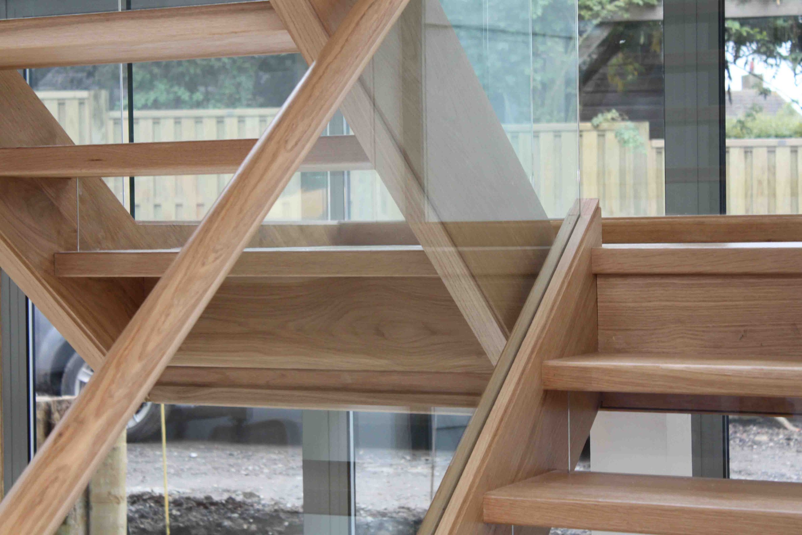 open riser timber staircase from higginson staircases
